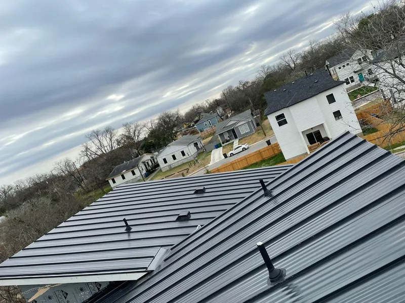Standing seam metal roof panels with vents for Skylight Repair in Franklin Lakes